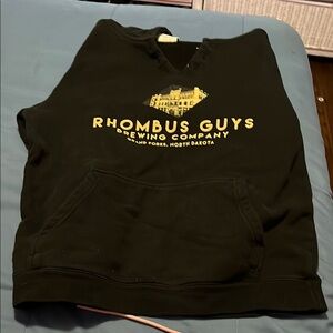 Black Sweater with yellow Print